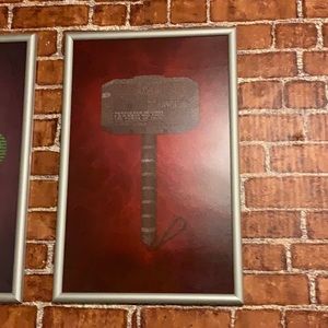 Vibrant superhero word art prints